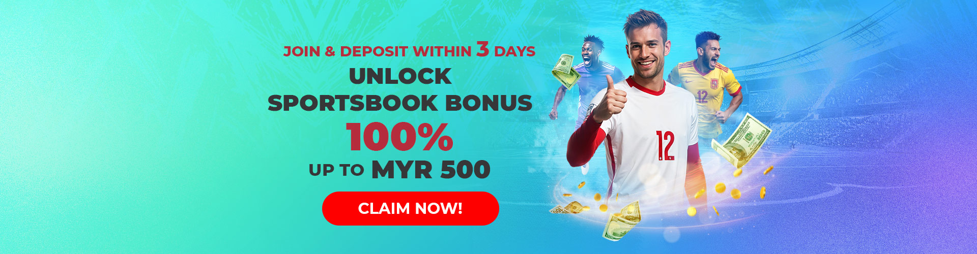100% SPORTSBOOK SPECIAL BONUS