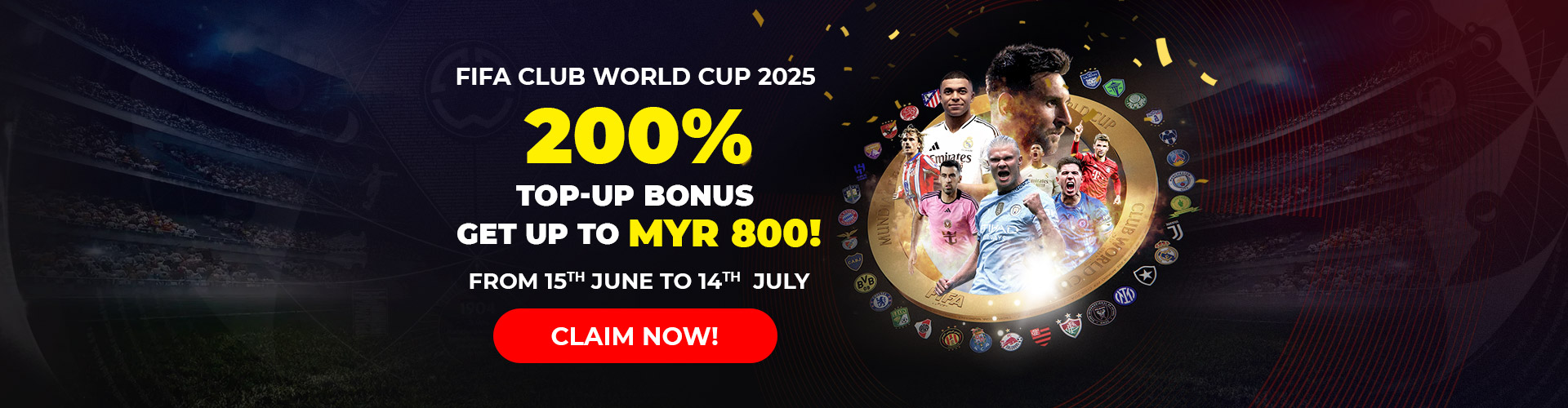 200% FIFA Club World Cup Bonus !
