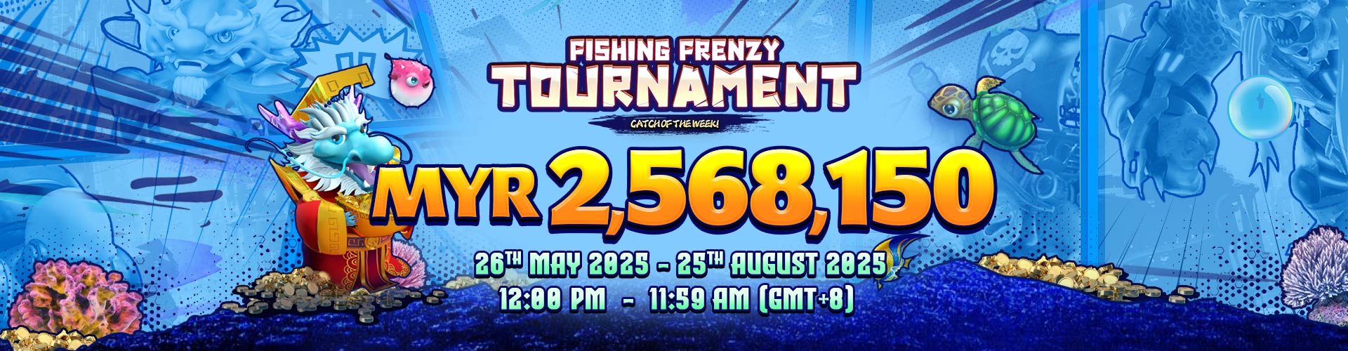 SPADEGAMING: FISHING FRENZY TOURNAMENT!