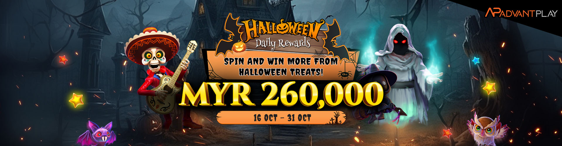 HALLOWEEN DAILY REWARD CASH DROP