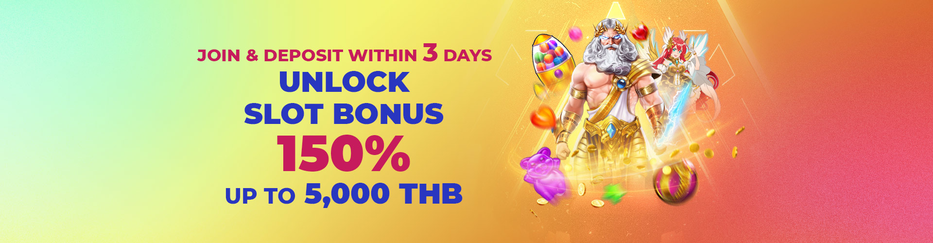 LIMITED SLOT OFFER ON YOUR FIRST DEPOSIT
