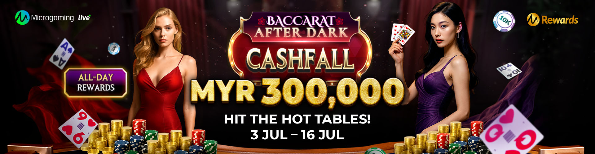 BACCARAT AFTERDARK CASHFALL
