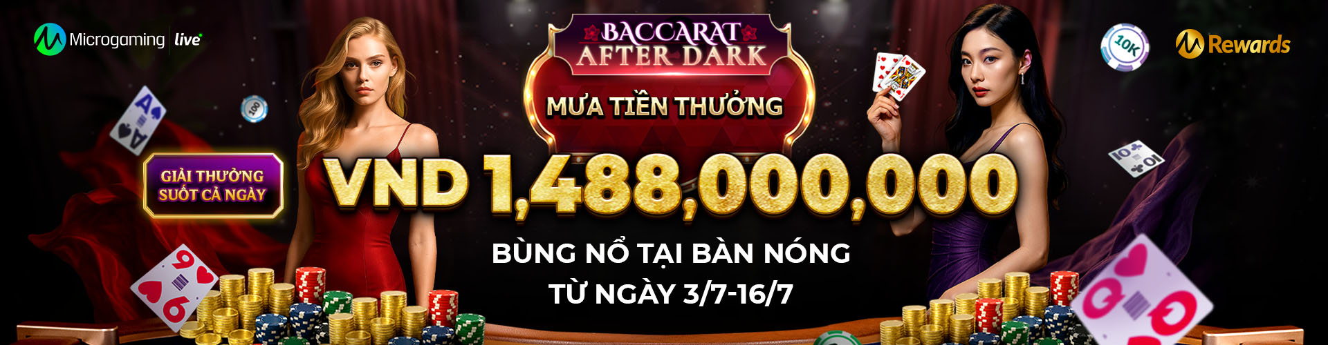 BACCARAT AFTERDARK CASHFALL
