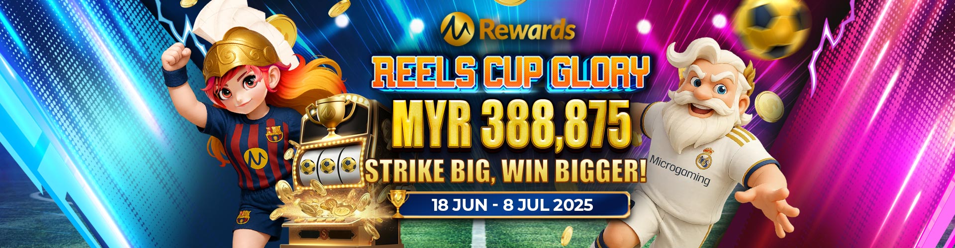 MICROGAMING: REELS CUP GLORY
