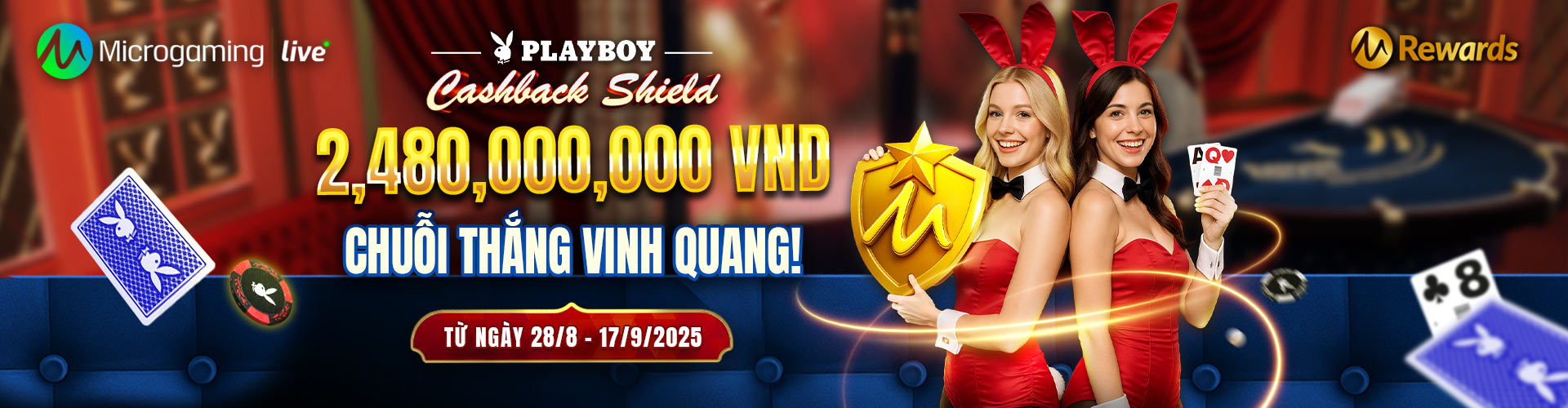 HOÀN TIỀN KHÔNG LO THUA CÙNG PLAYBOY