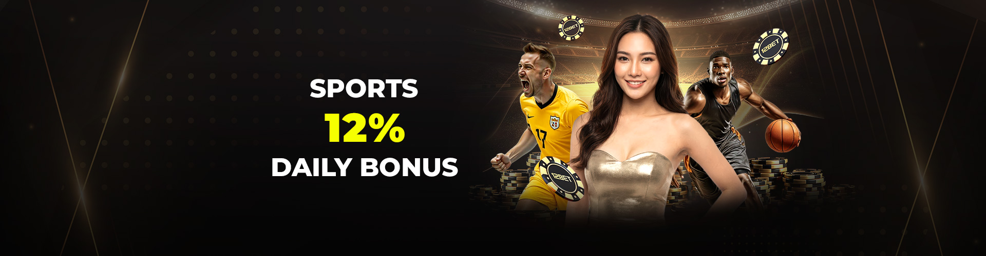12% DAILY SPORTS BONUS - Max MYR 200