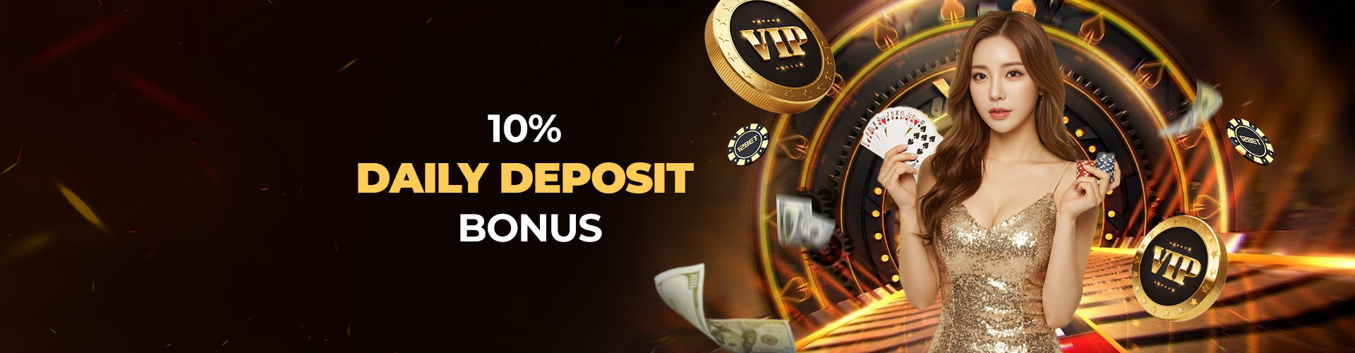 10% DAILY BONUS - Max MYR 48 - TO 15x