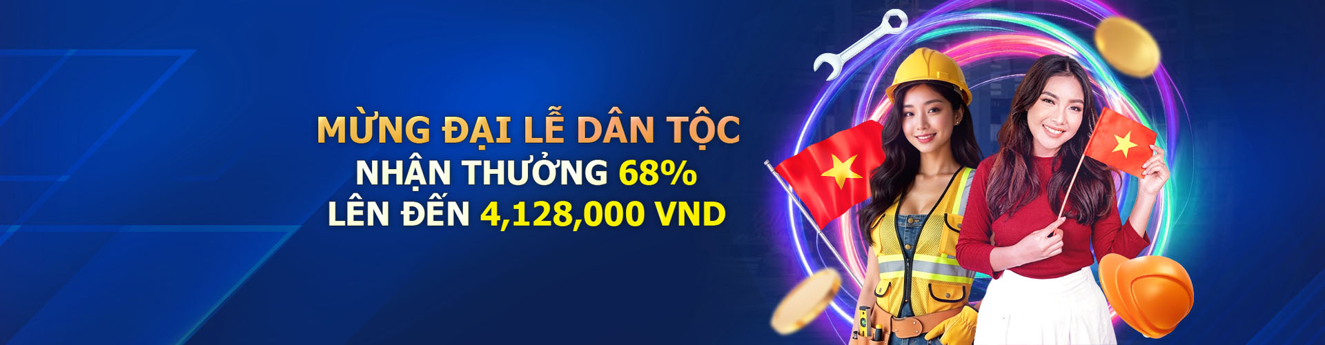 68% THƯỞNG NẠP MỪNG ĐẠI LỄ - TỐI ĐA 4,128,000 VND- 18X