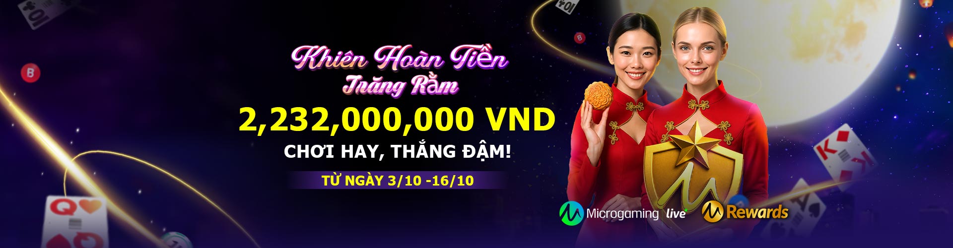 MICROGAMING – HOÀN TIỀN CỰC ĐỈNH MÙA TRĂNG TRÒN